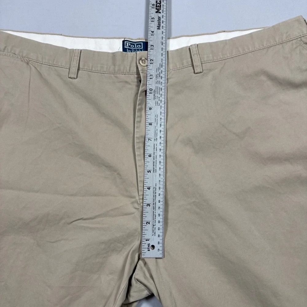 Polo Ralph Lauren Prospect Pant Mens 46x32 Tan Khaki Cotton Chino Big & Tall